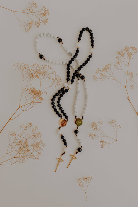 Bride & Groom Rosary Set