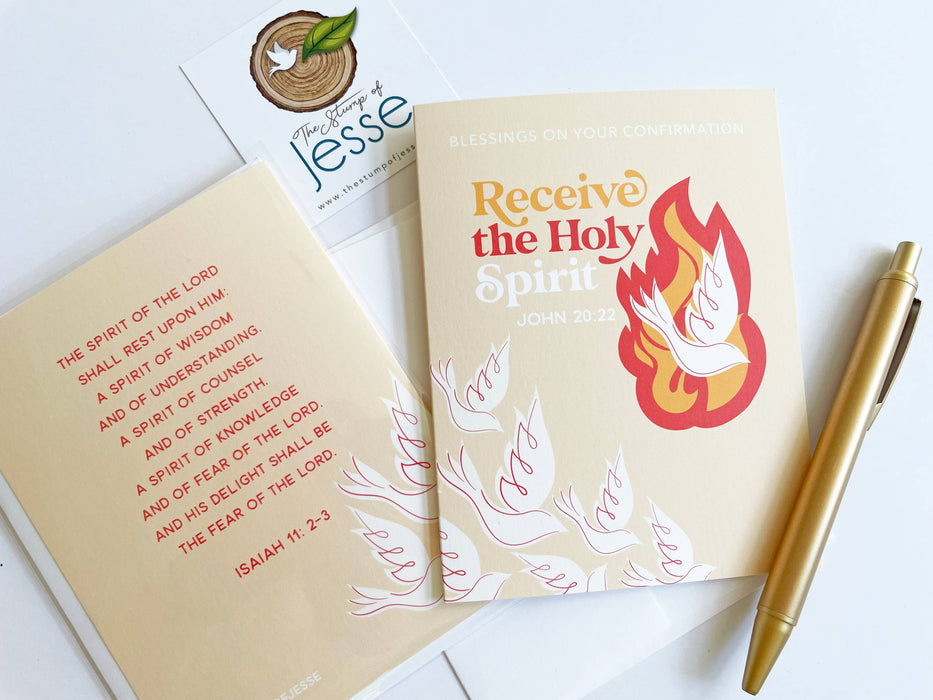 Confirmation Card | Receive the Holy Spirit