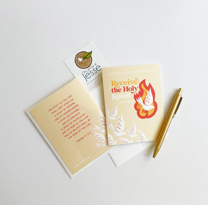 Confirmation Card | Receive the Holy Spirit