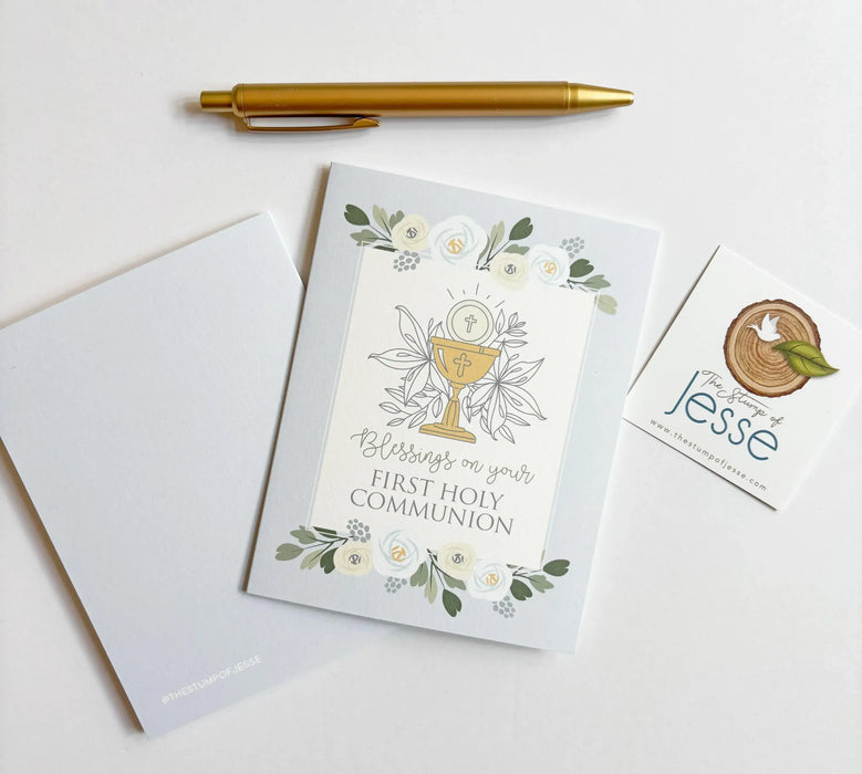 First Holy Communion Greeting Card