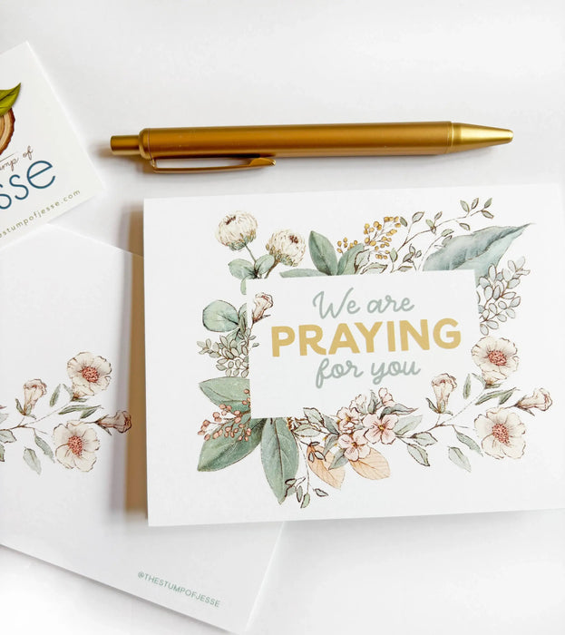 We Are Praying for You Catholic Sympathy Card