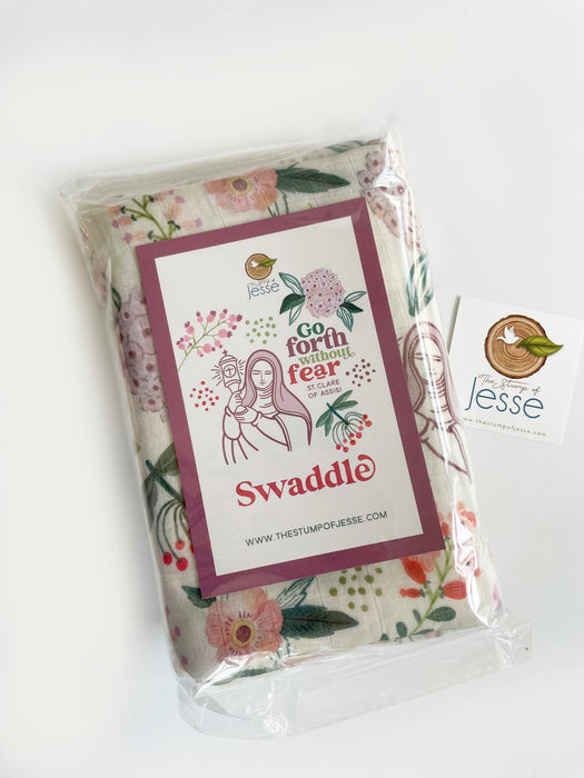 Deluxe Swaddle | St. Clare of Assisi