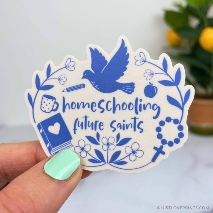 Homeschooling Future Saints Sticker