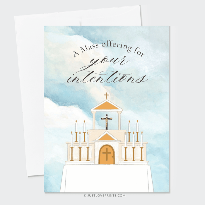 Catholic Mass Card
