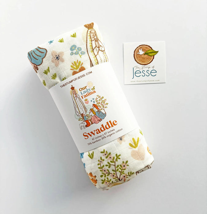 Deluxe Swaddle | Our Lady of Fatima