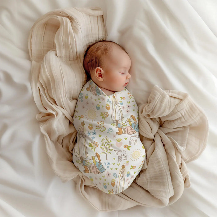 Deluxe Swaddle | Our Lady of Fatima