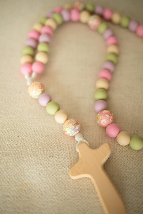 Baby Rosary | Pastel Floral