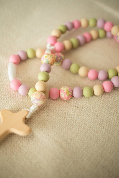 Baby Rosary | Pastel Floral