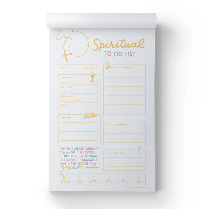 Spiritual To Do List Notepad