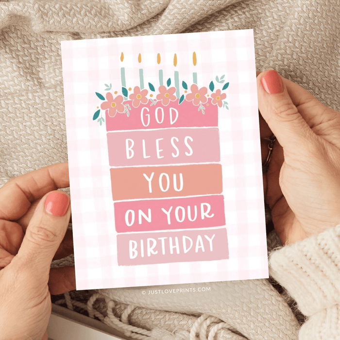 Greeting Card | God Bless You On Your Birthday