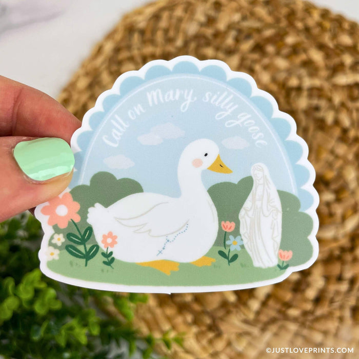 Call On Mary, Silly Goose Sticker