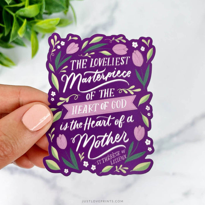 Heart of a Mother Sticker