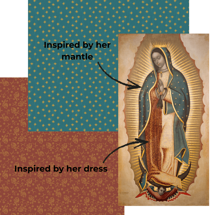 Luxury Double-Sided Muslin Blanket | Our Lady of Guadalupe
