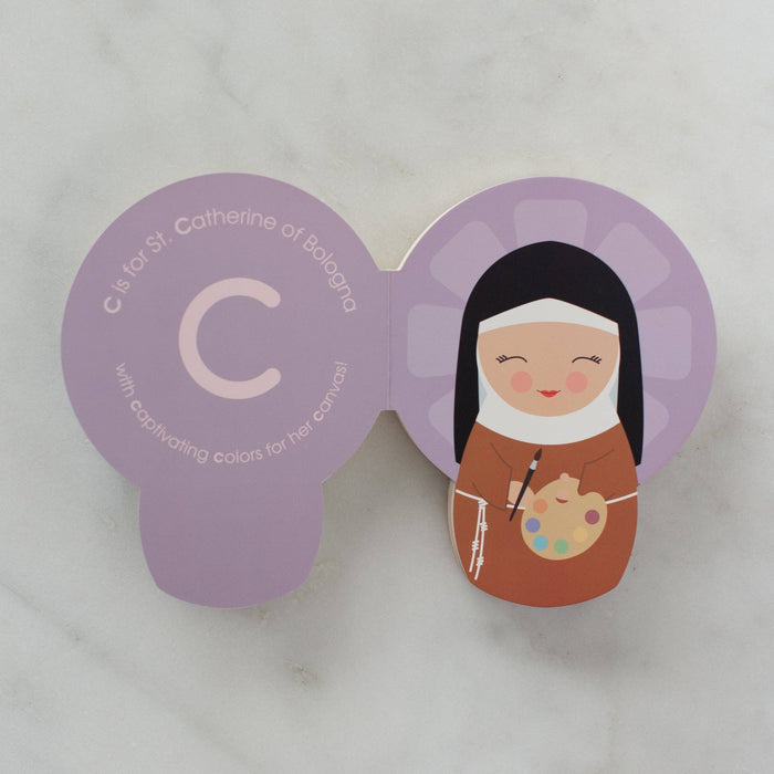 Shaped Board Book | Come and See: Saints A to Z