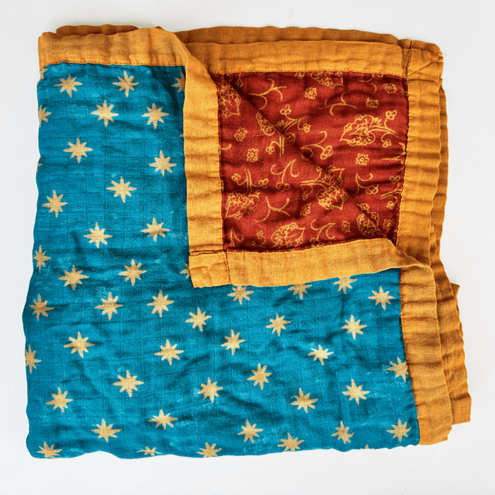 Luxury Double-Sided Muslin Blanket | Our Lady of Guadalupe