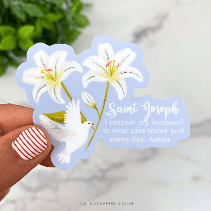 St. Joseph Husband Prayer Sticker