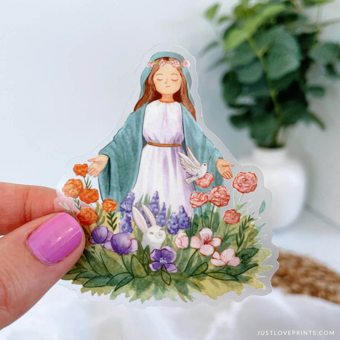 Mary's Garden Sticker