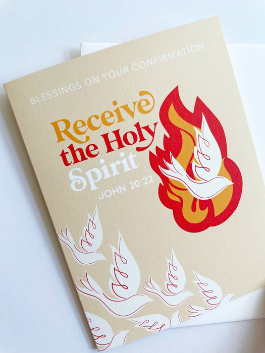 Confirmation Card | Receive the Holy Spirit