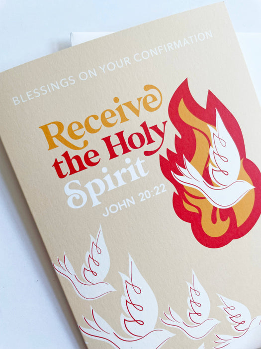 Confirmation Card | Receive the Holy Spirit