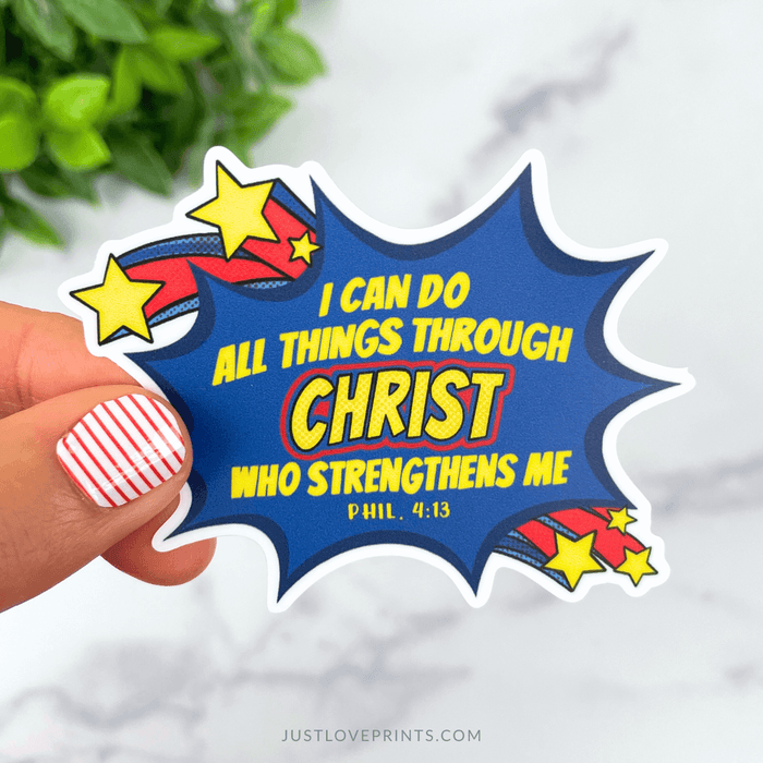 I Can Do All Things Through Christ Sticker
