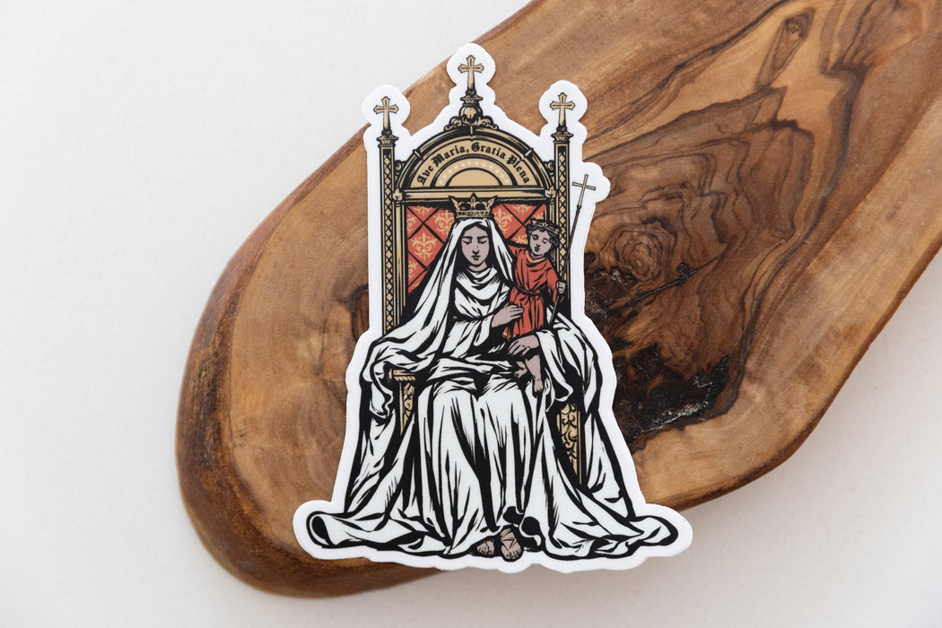 Queen of Heaven Sticker