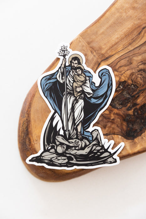 St. Joseph, Protector of Christ Sticker