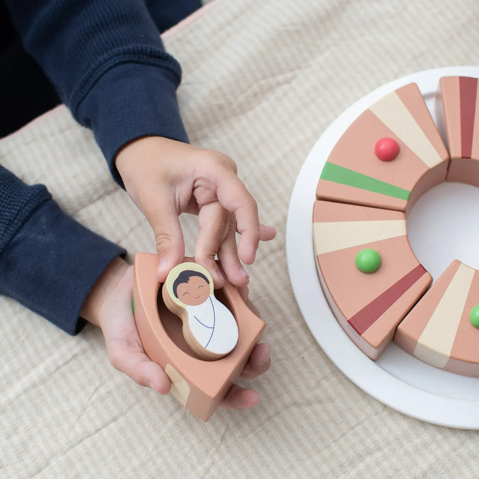 Wooden Play Set | Mini Catholic Kitchen | Rosca De Reyes (Epiphany King Cake)