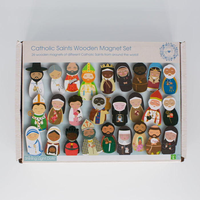Wooden Magnet Set | Catholic Saints