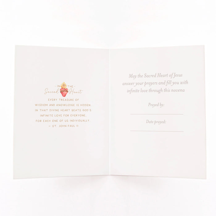 Novena Card | Sacred Heart Novena
