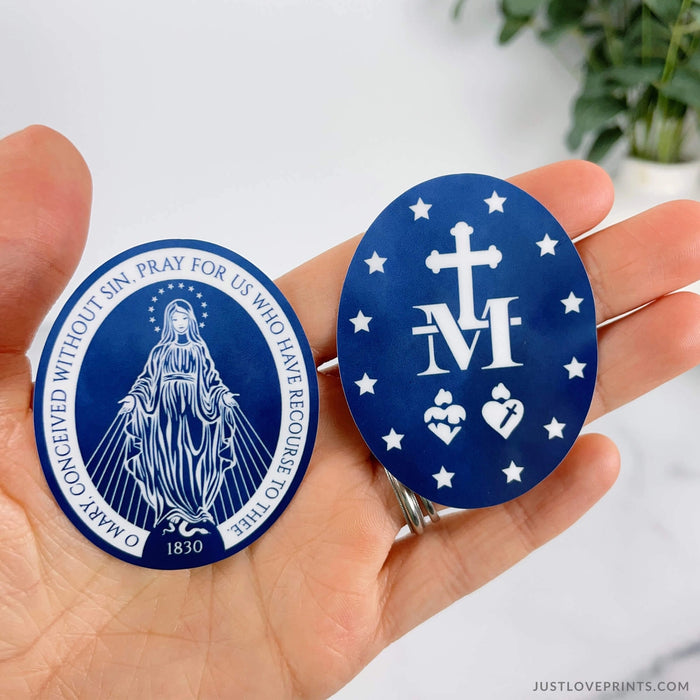 Miraculous Medal | Front & Back Stickers