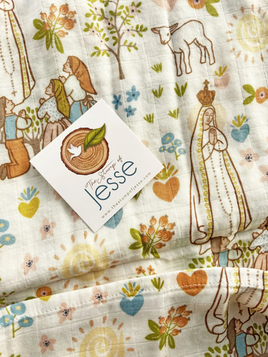 Deluxe Swaddle | Our Lady of Fatima