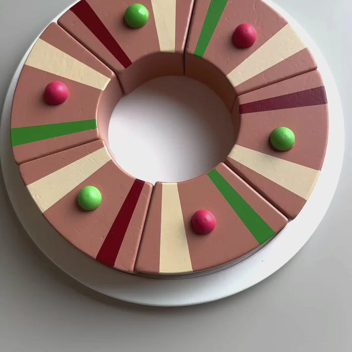 Wooden Play Set | Mini Catholic Kitchen | Rosca De Reyes (Epiphany King Cake)