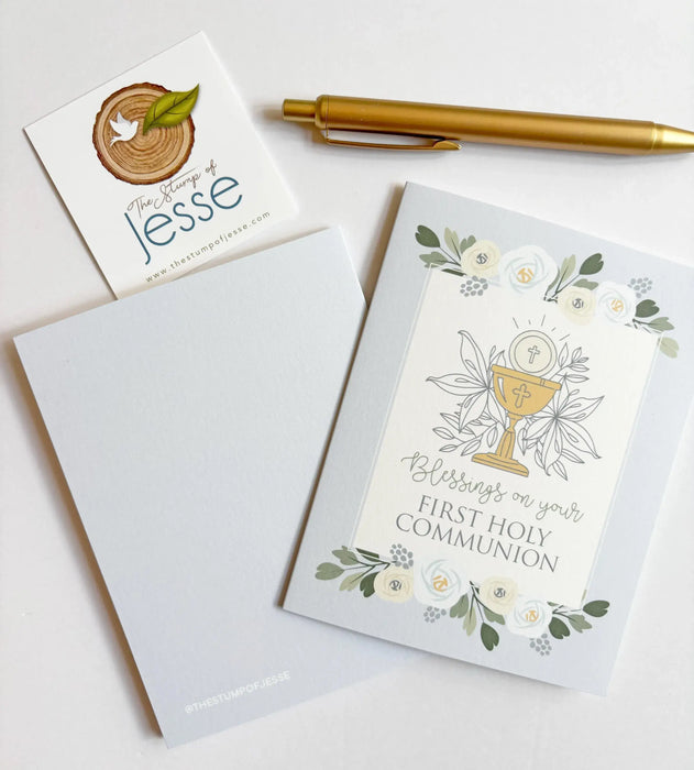 First Holy Communion Greeting Card