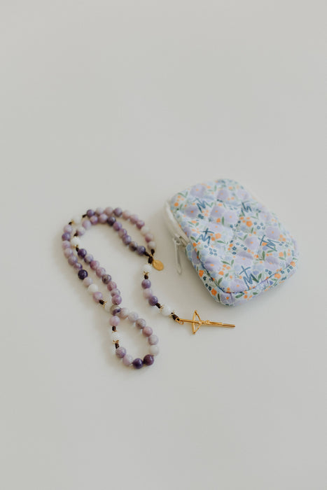 Marian Rosary Pouch | Marian Floral