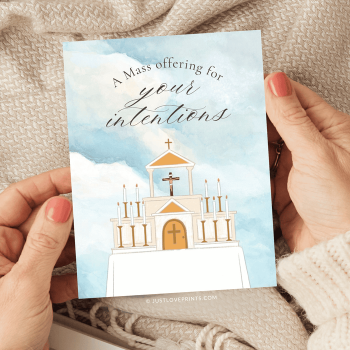 Catholic Mass Card