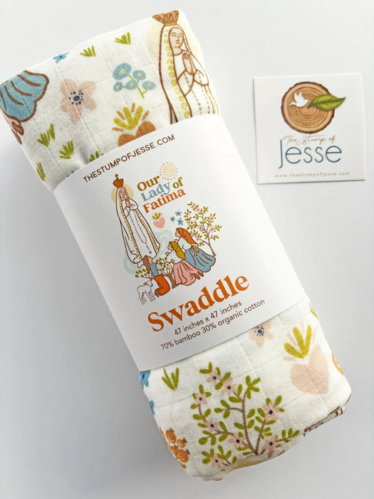 Deluxe Swaddle | Our Lady of Fatima