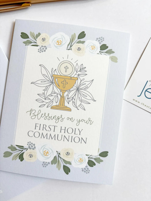 First Holy Communion Greeting Card