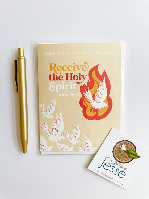 Confirmation Card | Receive the Holy Spirit