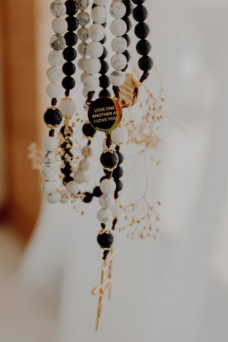Bride & Groom Rosary Set