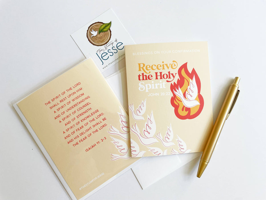 Confirmation Card | Receive the Holy Spirit