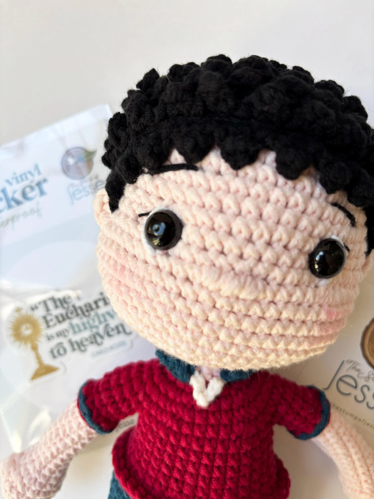 Crochet Doll | St. Carlo Acutis