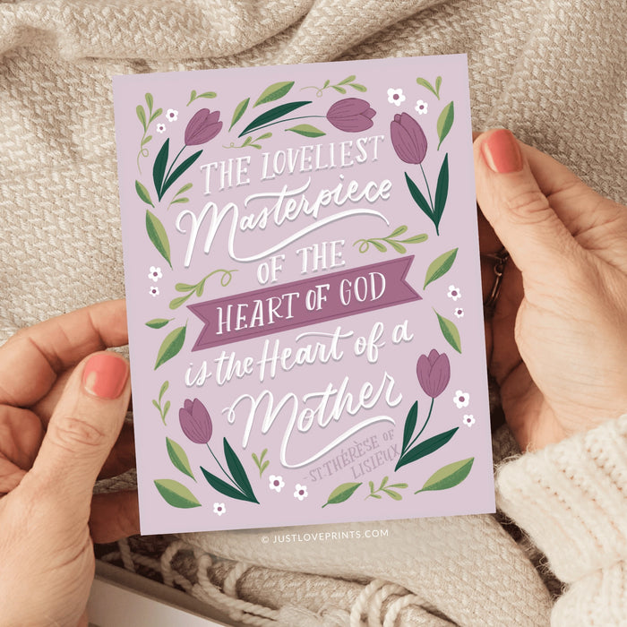 Heart of a Mother Greeting Card