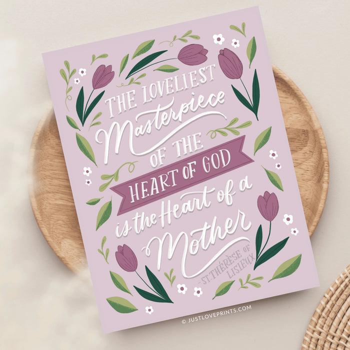 Heart of a Mother Greeting Card