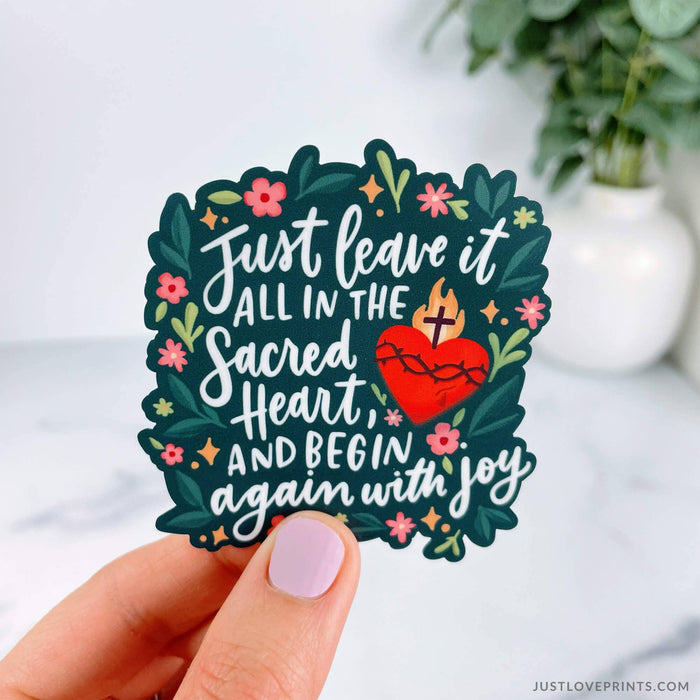 Begin Again with Joy Sticker