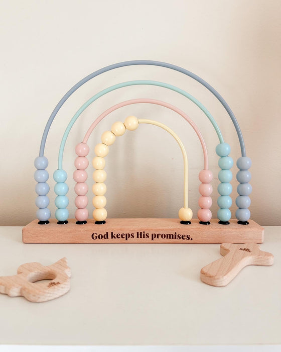 God's Promise Wooden Rainbow Abacus