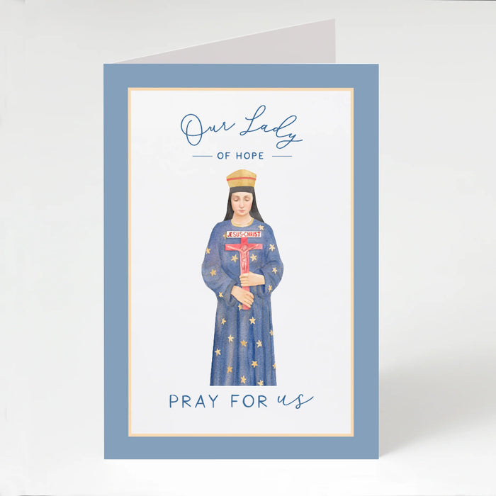 Folded Prayer Card | Our Lady of Hope
