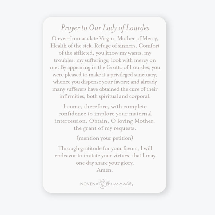 Prayer Card | Our Lady of Lourdes