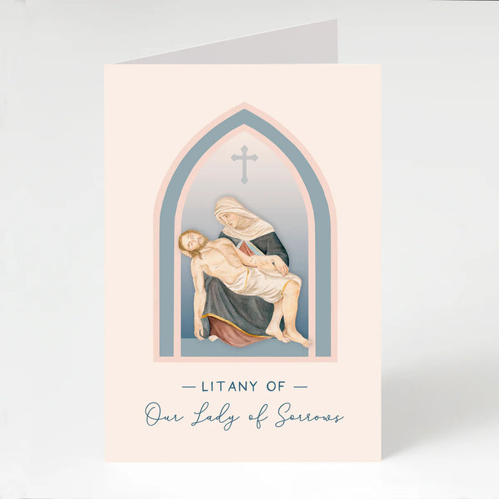 Folded Prayer Card | Litany of Our Lady of Sorrows