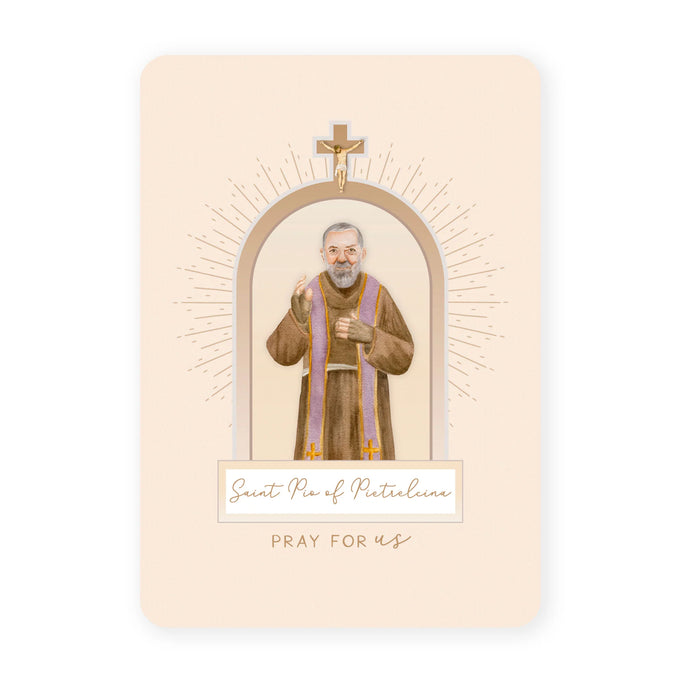 Prayer Card | St. Pio of Pietrelcina (Padre Pio)