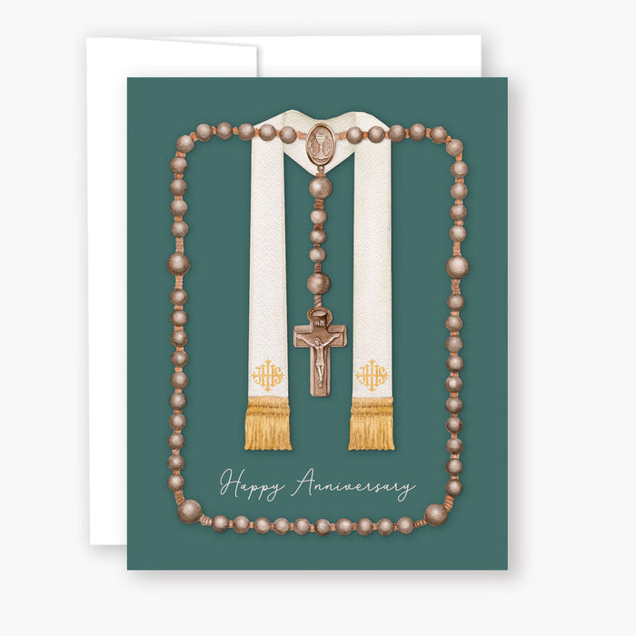 Rosary Card | Ordination Anniversary Card